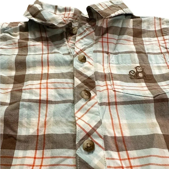 Janie & Jack | Plaid Infant Romper (18-24 mos) - Picture 2 of 6